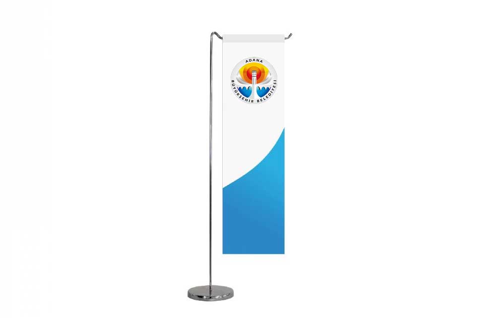 Düz Kesim Masa Bayrağı