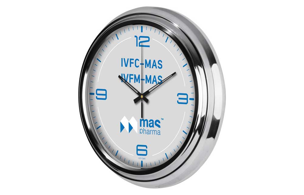 V30-960-B Metal Duvar Saati